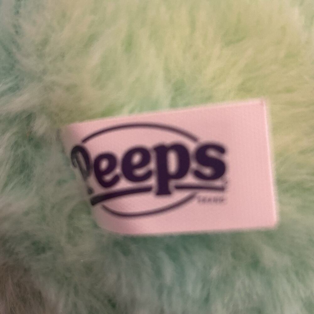 Peeps Pink and Multicolor Fuzzy Bunny Rabbit 8 Inch Plush Dan Dee Lot of 2 - Picture 6 of 12